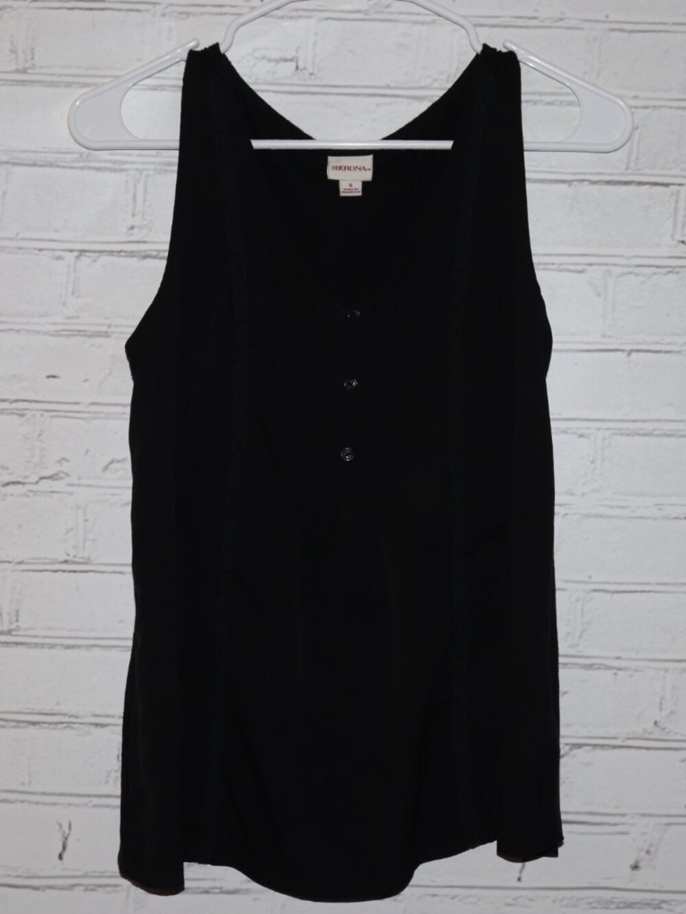 🖤 Merona Sleeveless Button‑Front Blouse · Women’s Small